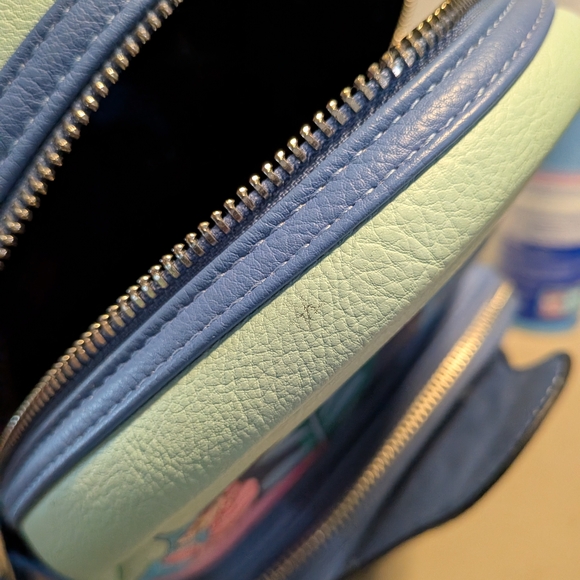 Disney Loungefly Alice In Wonderland Mini Backpack Absolem Caterpillar Bag Blue - Picture 9 of 15